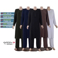 JSC-24 | Jubah Seluar Sulam Poket Zip, Limited Stock ツ