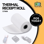 Thermal Receipt Roll / Foodpandx, Grxb, Thermal Paper Roll / Thermal Receipt Paper 57mm x 40mm, 57mm