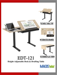 SDS HOME.OFFICE EDT-121 Electronic Height &amp; Drafting Table