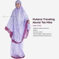 Mukena Abutai Sulam Satin Jumbo Tas Mika