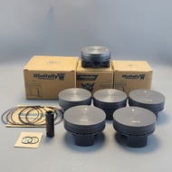 Super Casting Custom Piston Kit Dia. 72/73/74/75/76mm DLC PIN15 with Flat Crown and Double Coating f