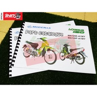 Modenas Kriss 120 (MA120E-A1MY)  (MA120F-A1MY) Parts Catalogue