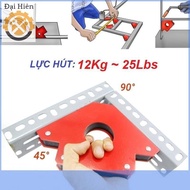 12kg (25lbs) magnetic corner bracket for convenient welding of right angles and 45 degree angles
