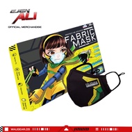 SALE  EJEN ALI x Dr Mama Self Sanitizing Fabric Ejen Alicia Face Mask - Neuro