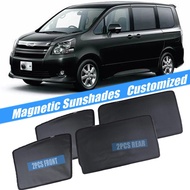 Magnetic Sun Shades For Toyota NOAH Voxy R70 70 2007 - 2014 Side Window Sunshades Door Car Curtain Mesh Auto Accessories