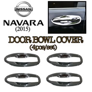 OAPC NISSAN NAVARA 2015 Car Door Handle Bowl Cover Trim Door Bowl Handle Cover Chrome Finish(9129)