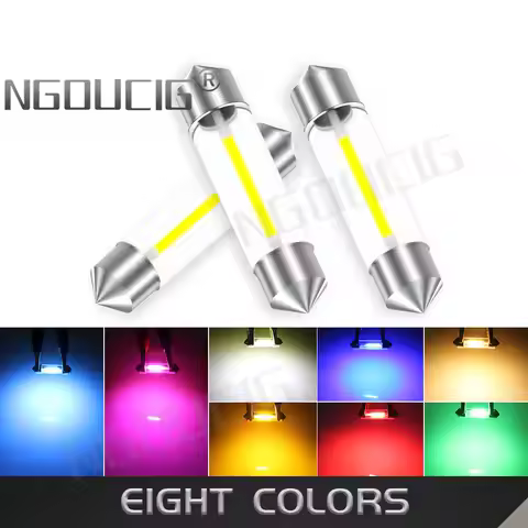NGOUCIG 6V 12V 24V 31mm Led Bulb C5W 31 mm C10W Lamp Festoon 36mm 39mm 41mm 28mm Dome Door Interior 
