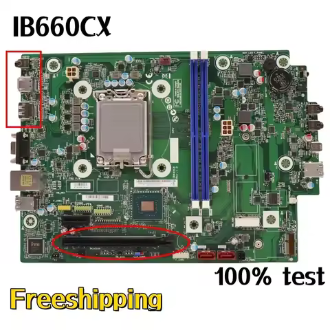 For Lenovo IB660CX Desktop Motherboard 5B20U54866 LGA 1700 DDR4 B660 Mainboard 100% Tested Fully Wor
