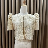Filipiniana Crop top Bolero - All over Lace