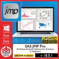 SAS JMP PRO 18.0.1 - Predictive Analytics Software for Scientists & Engineers [WINDOWS x64] - Digita