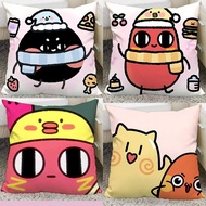 Please Eat Red Beans Peripheral Pillow Girl Heart Cartoon Cute Anime Sofa Car Pillow Office Cushion