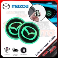 1pc MAZDA Car Logo Sticker Reflective Luminous Accessories Bodykit 2022 Car 3 2 6 8 CX5 CX3 CX30 CX8