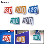 [AbabixaMY] Scoreboard 3 Digits Score Keeper Flip Scoreboard for Football, Volleyball, Basketball