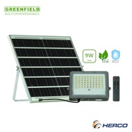 Greenfield Solar Floodlight + Solar Panel 9W