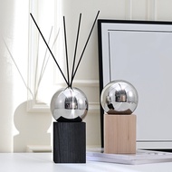 Wooden Base Stainless Steel Aromatherapy Diffuser Unscented Wooden Base Home Decor Diffuser Holiday 