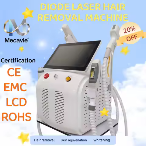 4-in-1 Soprano Titanium Ice Platinum RF Pico DPL Diode Laser 755 808 940 1064 nm 4-Wave ND:YAG 2025 