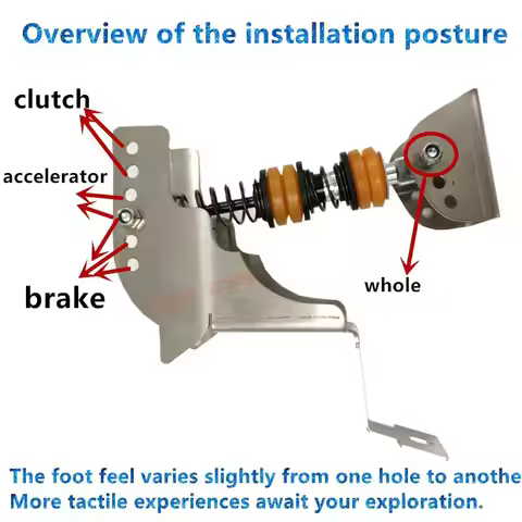 For Thrustmaster T300/T-GT/T-GT2 T3PA Pedal Simulated racing Modification Pedal Brake Throttle Adjus