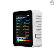 6 In 1 PM2.5 PM10 HCHO TVOC CO CO2 Multifunctional Air Qualit