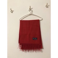 （全新）澳洲Auswool Pro UGG純羊毛圍巾UGG紅色圍巾🧣