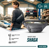 Evernext - Men's Waist Bag, Men's Waterproof Sling Bag, Men's Waterproof Waist Bag, Shaga