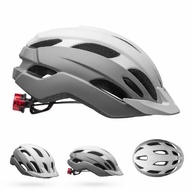 HELM SEPEDA BELL LED HELMET ROAD BIKE MTB TRACE WHITE SILVER ORIGINAL