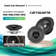 [100% ORIGINAL] CARROZZERIA PRO-106S / PRO-107S 6.5" Mid Range Speaker 2 Way Speaker PRO SERIES