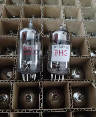 RUBY 12AX7WBC 12AX7AC5 vacuum tube replaces 12AX7B 7025 5751 ECC83 electron tube