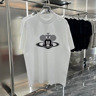 British New product Vivienne Westwood New Saturn Short-sleeved T-shirt Trendy Brand Mens And Womens 