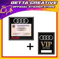 Audi Car Logo Bundle Roadtax + VIP CARCOMBO [ Betta Creative ]