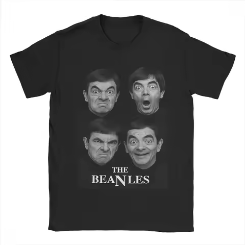 Men'S Mr. Bean T-Shirt Featuring Classic TV Character Designs (Including Mr. Bean and Teddy Bear) A 
