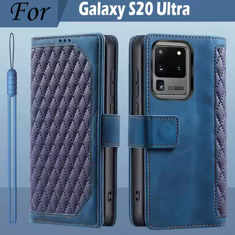 For Samsung Galaxy S20 Ultra 5G Case Card Wallet Flip Leather Book Phone Case For Samsung Galaxy S 2