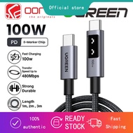 UGREEN UNO L509 CABLE E-MARKER USB-C TO USB-C FAST CHARGING 100W/TYPE C PD 3.0/ TRANSFER SPEED UP TO