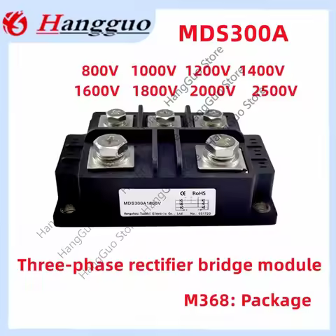 300A 3-Phase Diode Bridge Rectifier MDS300A 800V 1000V 1200V 1400V 1600V 1600V 1800V 2000V 2500V Bri