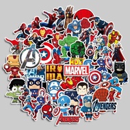 50pcs Avengers, Marvel, Spider Man stickers, mobile phones, laptops, suitcases, waterproof stickers,