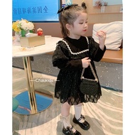 Girls' glitter t-shirt dress