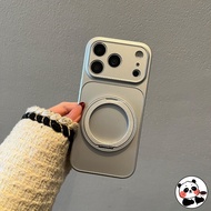 Silver Phone Case With 360 Stand For Redmi A7 Pro A5 A4 A3 A3X Pro A2 A1 9 Prime Power Activ 9T 9i 9