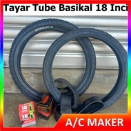 Tyre Tube Bicycle 18X1.75 1.95 Folding Road 18 Bike Tayar Tuib Basikal bike tire tyre