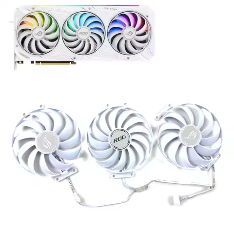 NEW Cooling Fan 95mm 7pin CF1010U12S For ASUS ROG RTX3060 3070 3080 3090 TI white black Graphics Car