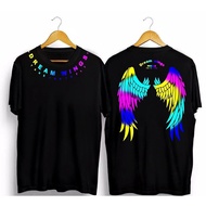 F18 OVERSIZE RAINBOW WINGS/ MURMER TSHIRT/ UNISEX T-SHIRTS/ POROROSHOPPE