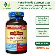 Viên Uống Dầu Cá Nature Made Super Fish Oil (EPA/DHA) Nhật Bản 90 Viên