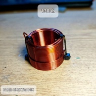 Coil inductor Coil crossover 0.13mh 130uH 1mm wire