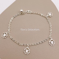 Genius SILVER 925 Bracelet Anklet Polo Chain**Gelang Tangan Gelang Kaki **925纯银手链脚链