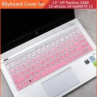 for 13'' HP Pavilion Keyboard Cover X360 Convertible HP Envy Laptop 13-ah1xxx 14-ba064TX 13 Inch Notebook Keyboard Cover