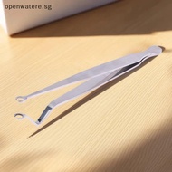 Openwatere Surgical Steel Professional Belly Ear Tongue Septum Lip Piercing Forceps  Clamp Self-Loin