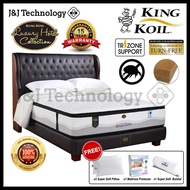 JNJ Technology King Koil Luxury Hotel Collection Mattress King Queen Singe Chiropractic Coil Spring Tilam Katil 高级酒店床垫