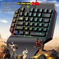 Bàn Phím Giả Cơ Free Wolf K13/K15/c91/Chicken Chơi Game Pubg Mobile Free Fire Trên Điện Thoại Máy Tí