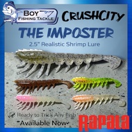 RAPALA CRUSHCITY THE IMPOSTER 2.5” 6.5cm SOFT PLASTIC SP SOFT LURE