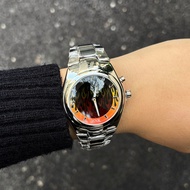 Jam Tangan Lelaki Y2K Creative Dynamic Flame Original Trend Fesyen Jam Tangan Rekaan Niche Ins mewah