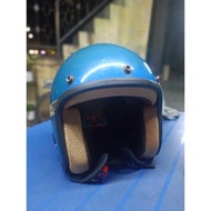 Span Helmet MS88 Gold Mesh Bogo Helmet Foam Plus Helmet Strap