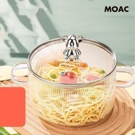 [ Milk Pan Soup Pot Glass Baby Breakfast Pot Melting Boiling Pot Instant Noodle